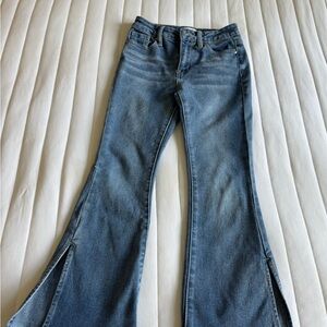 American Girl Blue Flare Wide Leg Jeans